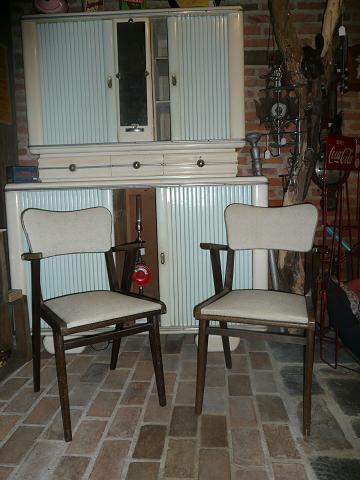 Paire fauteuils vintage scandinave
