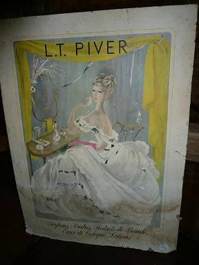 Affiche carton LT Piver